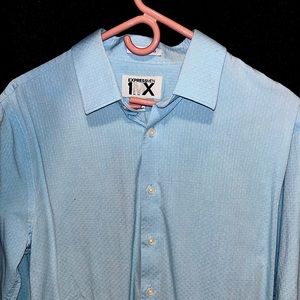 Express Men’s Medium Columbia Blue Dress Shirt